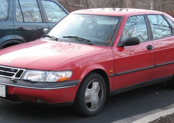 Błotnik tylny lewy Saab 900 II